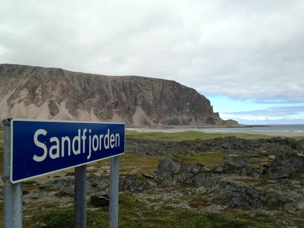 Sandfjorden, beachwalker