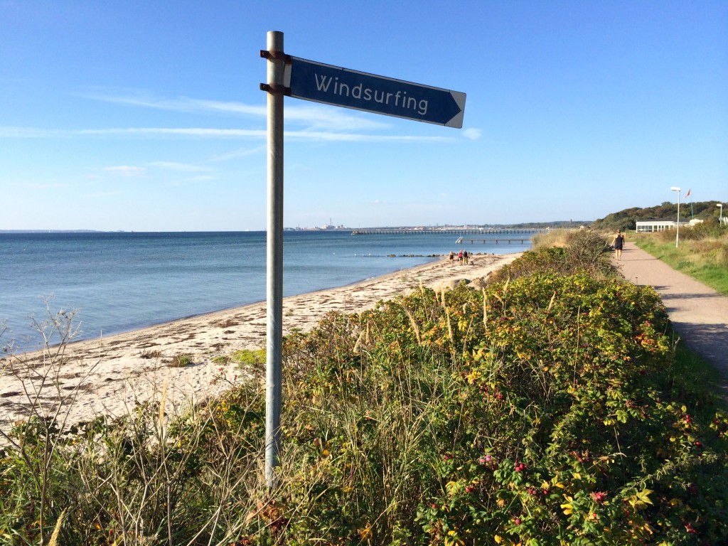 Rydebäck beach. Mid September and I wear nothing. Above my waist. No waist here! 